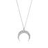 Lantisor argint luna cu pietre DiAmanti Z1602N-DIA (Argint 925‰ 2,7 g.)